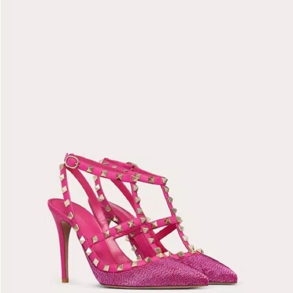 VALENTINO Rockstud Liquid Metal Sequin Pump - Picture 3 of 9